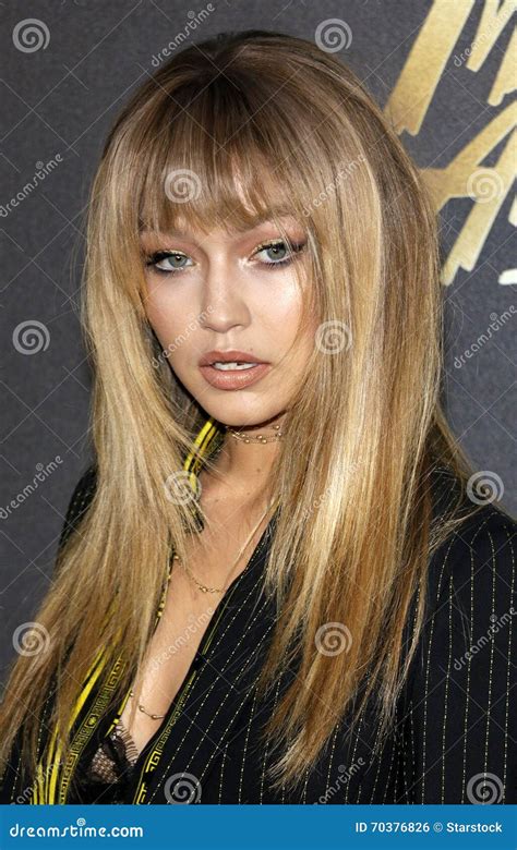 Gigi Hadid editorial photo. Image of redcarpet, actor - 70376826