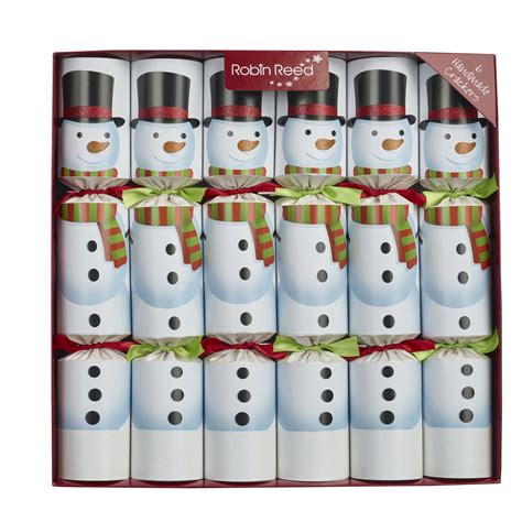Buy Robin Reed English Holiday Christmas Crackers, Pack of 6 x 13 ...