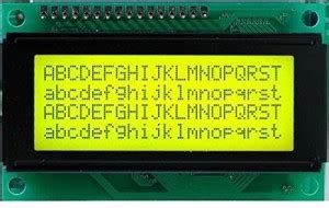 CORE TECHNOLOGIES LCD 20x4 Green Jhd Display Display Lights Electronic ...