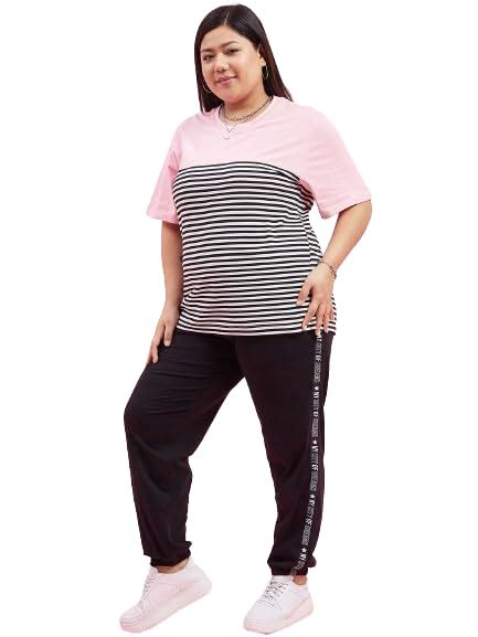 AUSTIVO Women Striper Co-ord Set1327A_3XL : Amazon.in: Clothing ...