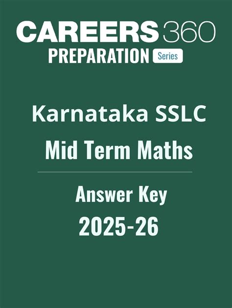 Karnataka SSLC Mid-Term Maths Answer Key 2025-26
