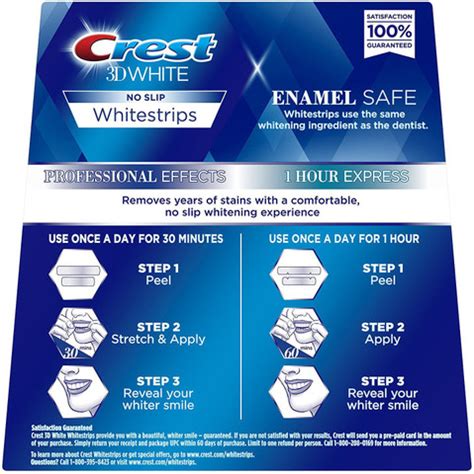 Crest 3D White Professional Effects Whitestrips Teeth Whitening Kit ...