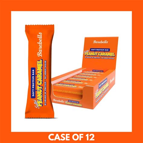 Barebells Peanut & Caramel Protein Bar – Pack of 12 (55g) - WHOLESALE ...