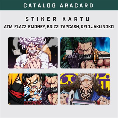Jual Stiker Sticker Kartu Atm Garskin Skin Card Atm - ONEPIECE SPESIAL HOLOGRAM + Laminating ...