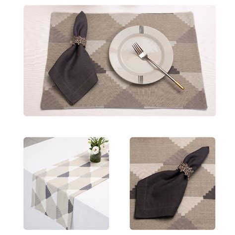 Geometric Table Linen Set – Hamari Asha
