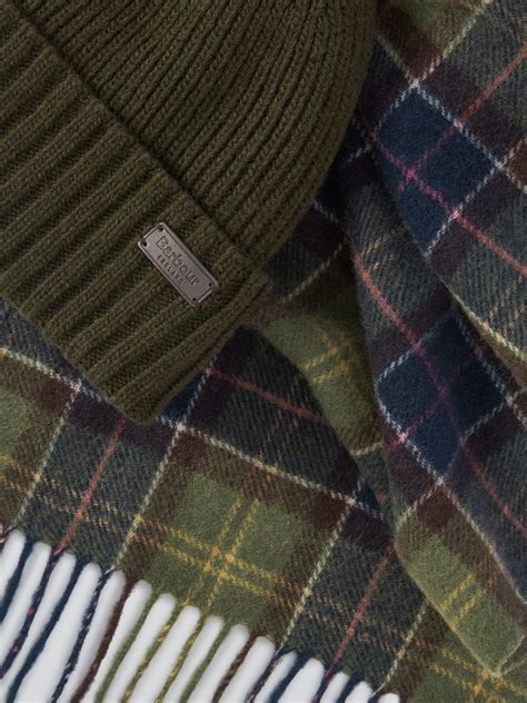 Barbour Conrad Hat and Scarf Gift Set, Multi