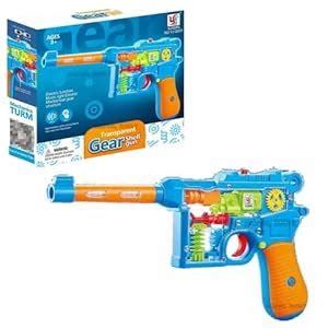 SIGNAL MART Transparent Gear Gun, Toy Gun with Moving Gears ...