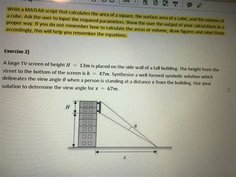 Image result for Finding Volume in MATLAB Script