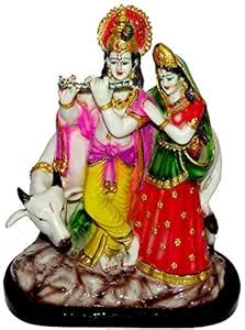 Buy Paras Magic Cow Radha Krishna Idol (10X5X11.5 inch) Online at Low ...