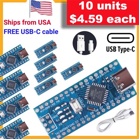 NEW!** USB-C V3.0 ATMEGA328P CH340 Board COMPATIBLE | Ubuy India