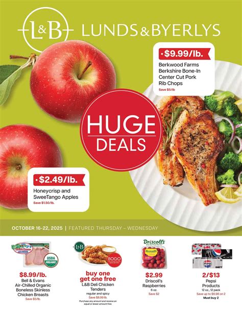 Lunds and Byerlys Ad Sale October 16 – October 22, 2025
