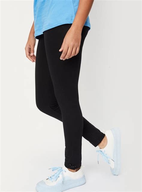 Buy Girls Solid Full-Length Leggings Online at just Rs. 249.0 ...