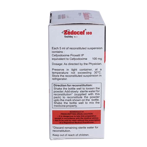 Zedocef 100 mg Syrup 30 ml Price, Uses, Side Effects, Composition ...