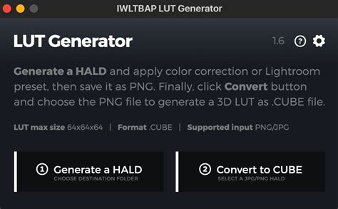 How to Create LUTs with LUTs Generator