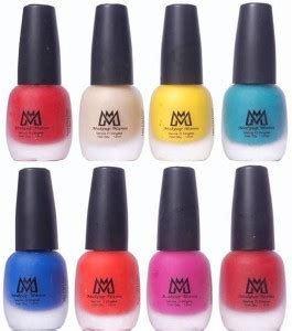 Makeup Mania Premium Nail Polish - Combo of 8 Velvet Matte Nail Paint ...