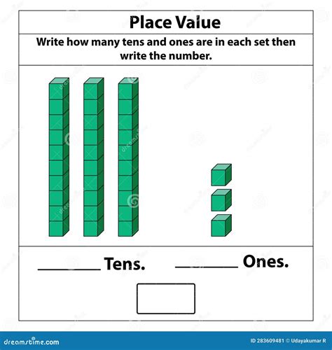 Place Value Chart Tens And Ones