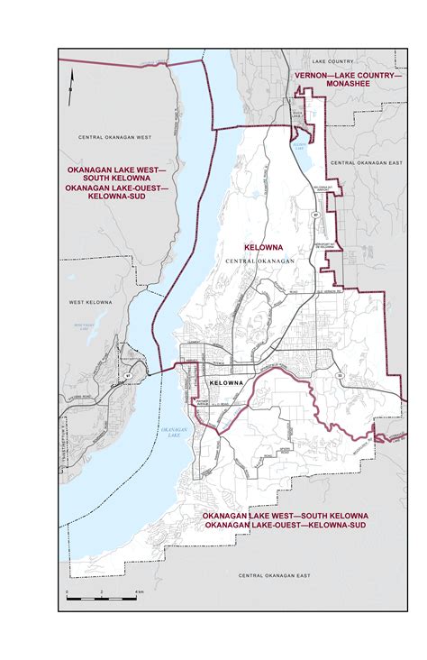 City of Kelowna | Maps and Boundary Descriptions – 2023 Representation Orders | Elections Canada