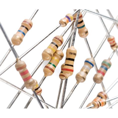Pack of 100 47 Ohm Resistors - 1/2 Watt Power Rating, 5% Tolerance for ...