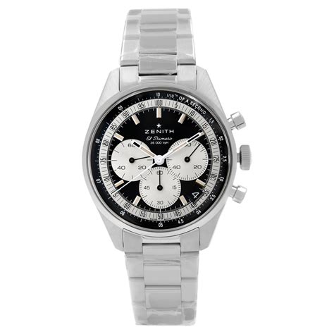 Zenith El Primero Pilot Chronograph Stainless Steel 03.2117.4002 at 1stDibs