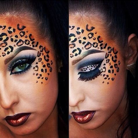 animal print eye makeup