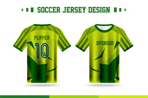 Green Soccer Jersey Template Graphic by amdadali02 · Creative Fabrica