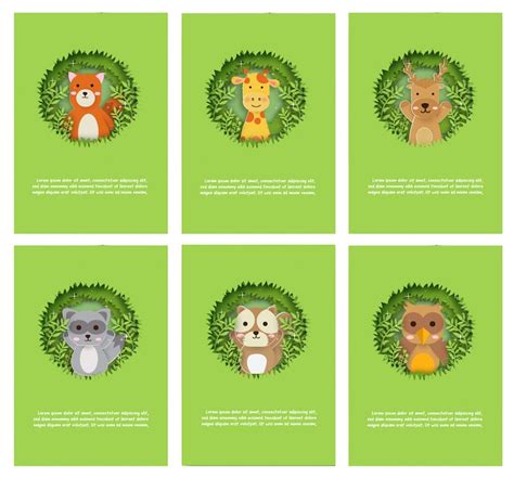 Images de Carte Animaux – Téléchargement gratuit sur Freepik