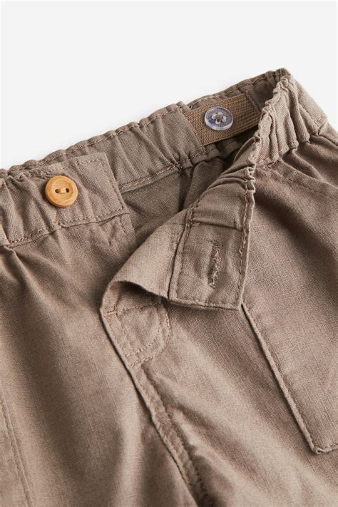 Cotton shorts - Beige - Kids | H&M IN