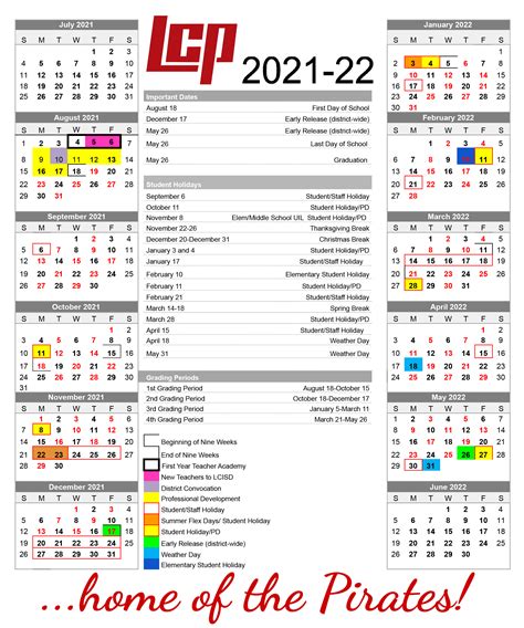 Lubbock Cooper Isd Calendar - Preschool Calendar Printable
