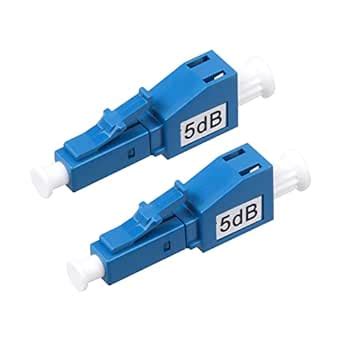 fyboptwu - 2 pcs 5dB LC Singlemode Fiber Attenuator 5dB LC/UPC SM ...