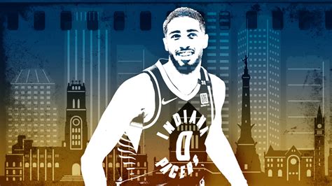 Download Tyrese Haliburton Indiana Pacers Illustration Wallpaper ...