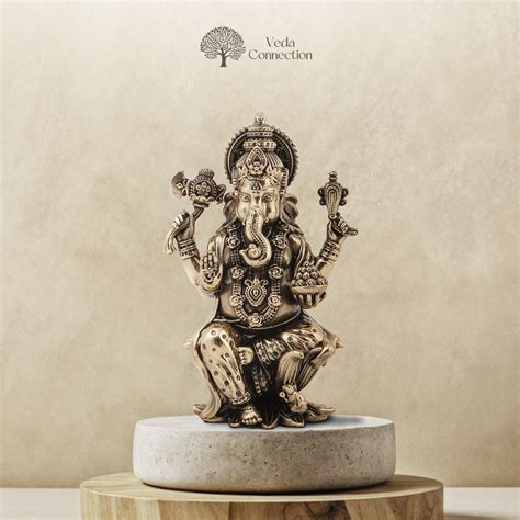Buy Ganesh | Ganpati | Vinayaka Idols – Gold & Silver Murtis – Veda ...