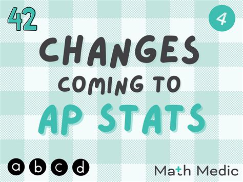 A New Formula Sheet for the AP Statistics Exam | Math Medic