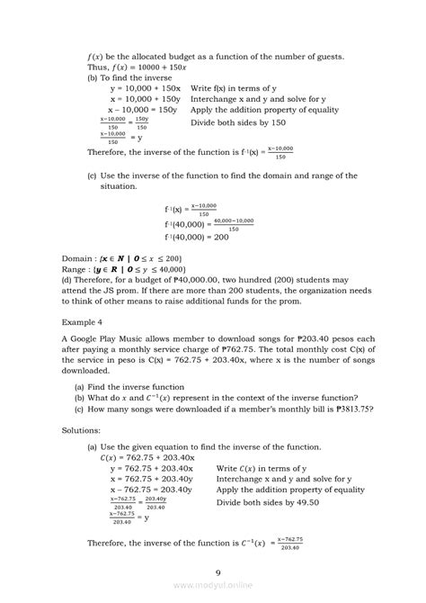 Image result for Inverse Function Real Life Problems