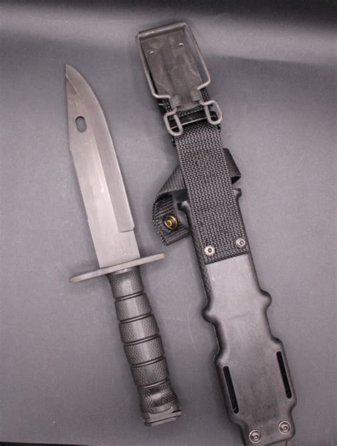 Ontario Knife Co M9 USGI Combat Knife/Bayonet and Scabbard w/ Nylon ...