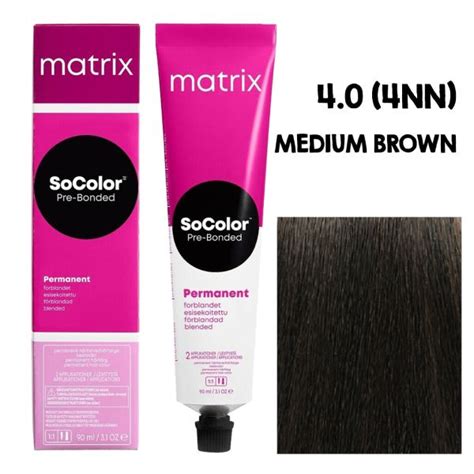 Buy Mrix Socolor 4.0 4NN Medium Brown – Prybeauty