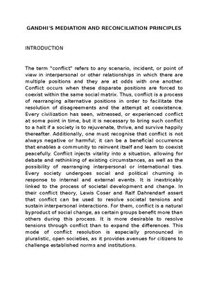 A brief note on Gandhian Approach of Indian State - A brief note on ...