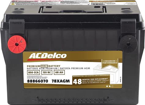 Amazon.com: ACDelco Gold 78XAGM 48 Month Warranty Premium AGM BCI Group ...