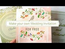 Create Your Own Wedding Invitations For Free by Make Your Own Wedding Invitation For Free 3 Design Ideas Create Your Own Wedding Invitations For Free