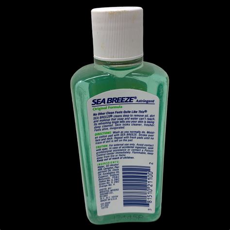 Sea Breeze Astringent Ingredients