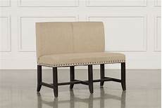 Upholstered Dining Room Bench With Back by Jaxon Upholstered High Back Bench Living Spaces Upholstered Dining Room Bench With Back