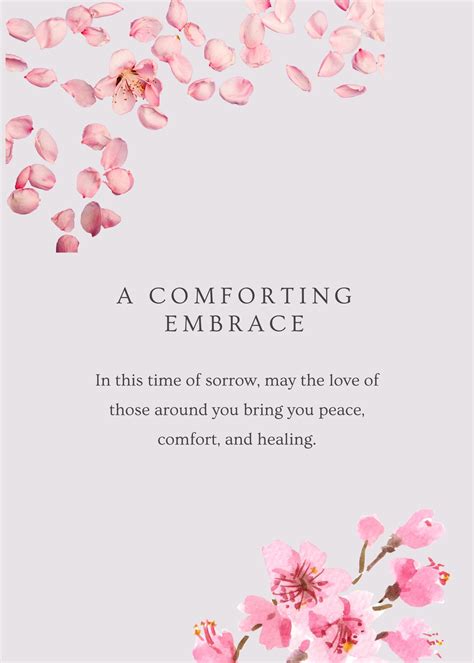Printable Sympathy Messages Cards - Printables Hub