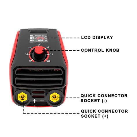 IBELL M220-76 DIG (IGBT) 220A Welding Machine with Digital Hot Start ...