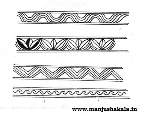 Motifs in Manjusha Art – मंजूषा कला
