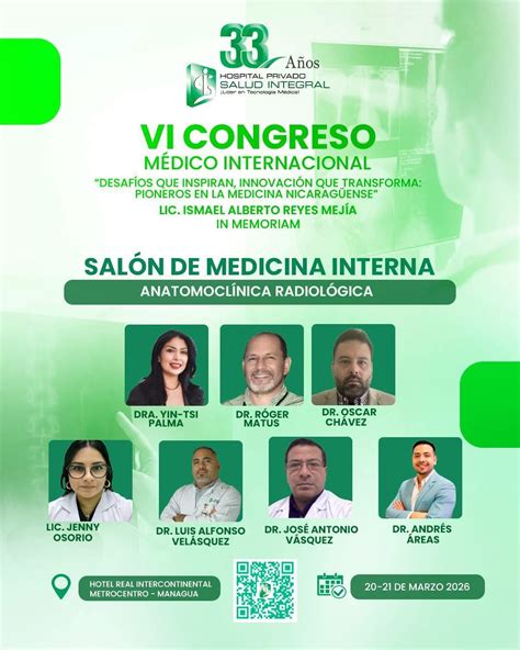 VI CONGRESO MÉDICO INTERNACIONAL HOSPITAL PRIVADO SALUD INTEGRAL ...