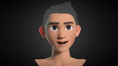 Facial Rig test. - Download Free 3D model by bayuitra [956ee2d] - Sketchfab