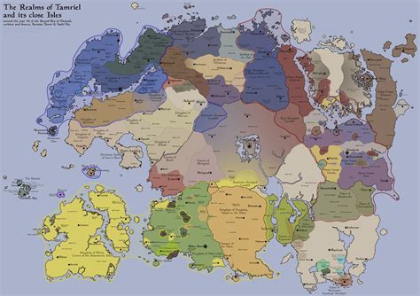 Mapa De Tamriel De Elder Scrolls How Big Elder Scrolls Online's Map Is