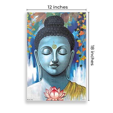 Eurotex Spiritual Wall Poster for Living Room & Bedroom, Pack of 4 (A3 ...
