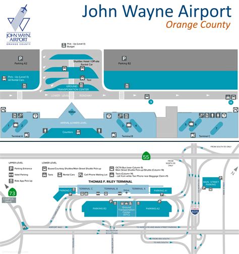 John Wayne Airport Map