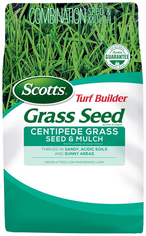 Scotts Turf Builder Grass Seed and Mulch Combination for Centipede ...