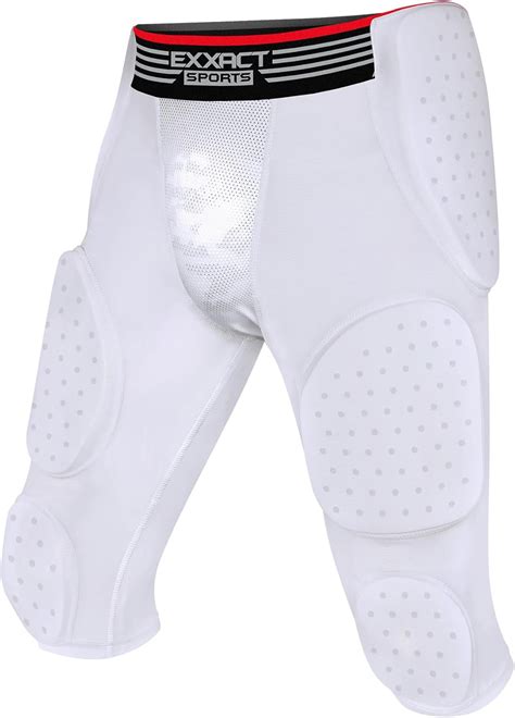 Exxact Sports Battle 7-Pad Football Girdle for Men & Boys with Cup ...